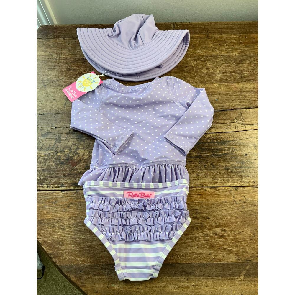Ruffle Butt Lavender 3pc set NWT size 12-18mo - Picture 4 of 6